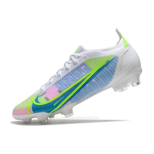 Nike Mercurial Vapor XIV Elite FG Blanco Azul Verde